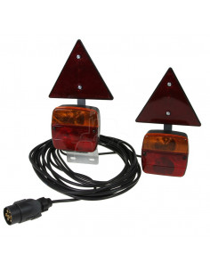 Juego de luces magnéticas para remolque longitud de cable 7.5 m