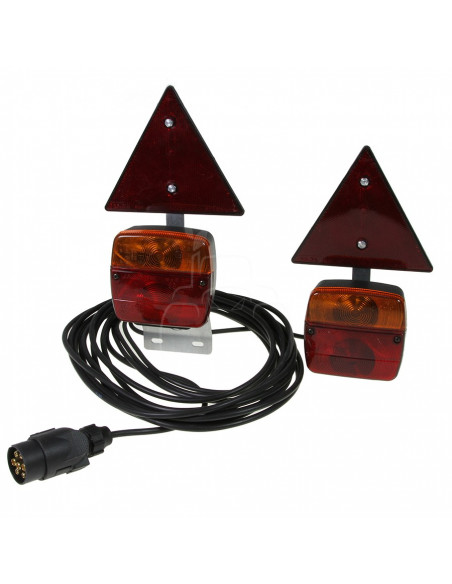 Juego de luces magnéticas para remolque longitud de cable 7.5 m
