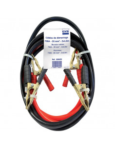 Juego de cables de arranque - pinzas de latón 35 mm2 - 700 a - l 4.5 m