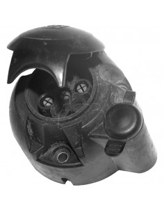 Enchufe de plástico 7 polos + 1 conexión con tornillos - 12v.