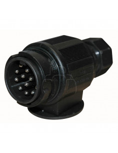 Clavija de plástico 13 polos - 12v/20a