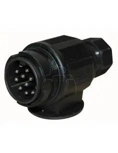 Clavija de plástico 13 polos - 12v/20a
