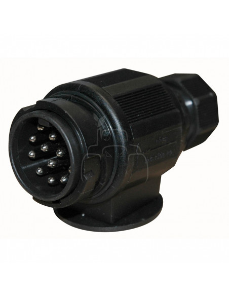 Clavija de plástico 13 polos - 12v/20a