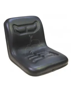 Asiento piel sintética color negro