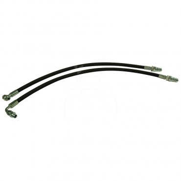Par de mangueras hidráulicas con 3/8'' rosca bsp & acople 1/2''