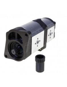 Bomba hidráulica doble