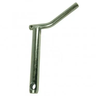Pasador de enganche ø 19 mm - l 123 mm - mango acodado