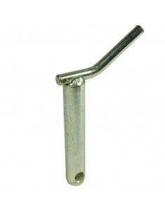 Pasador de enganche ø 25 x 125 x 12 mm - mango acodado