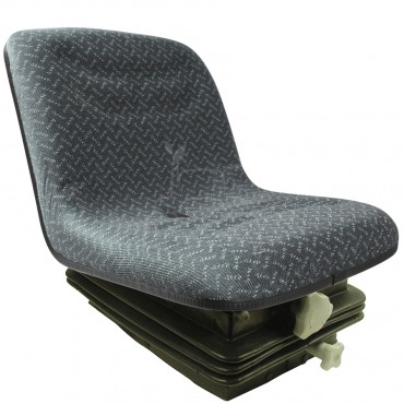 Asiento suspensión mecánica - tela color azul