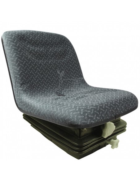 Asiento suspensión mecánica - tela color azul