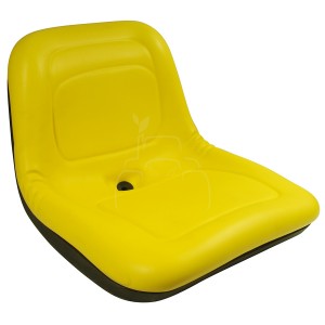 Asiento piel sintética color amarillo