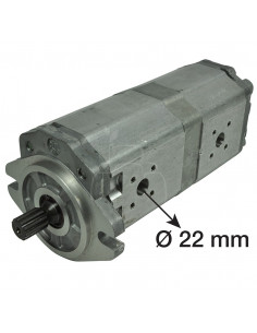 Bomba hidraulica 28+22c