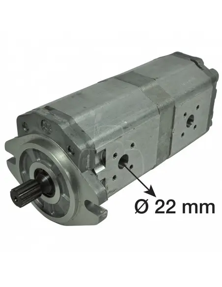 Bomba hidraulica 28+22c