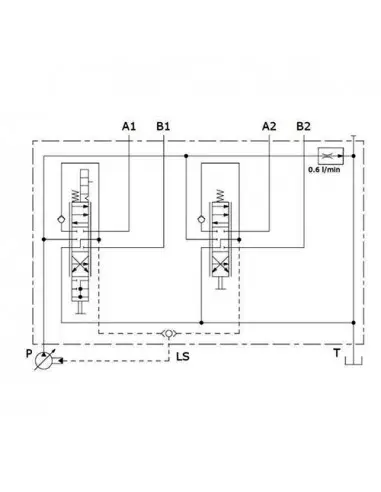 Bomba hidraulica 28+22c