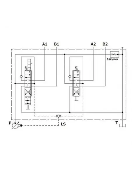 Bomba hidraulica 28+22c