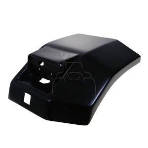 Guardabarros extension izquierda (negro)