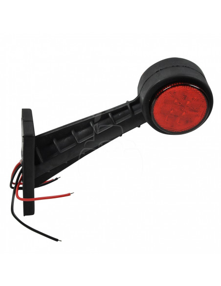 Luz marcador lateral recto - 6 led - 9/36 v - dcha.