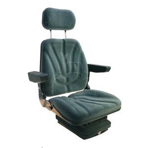 Asiento neumático tela con reposacabezas y reposabrazos
