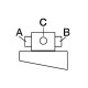 Filtro deshidratador ø 76x209 mm - o-ring 3/8 macho – o-ring 3/8 hembra