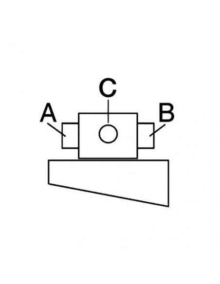 Filtro deshidratador ø 76x209 mm - o-ring 3/8 macho – o-ring 3/8 hembra