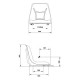 Asiento pvc - rm002460 - viñero