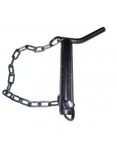 Pasador de enganche ø 25 mm - l 135 mm - mango acodado