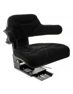 Asiento suspensión mecánica - tejido color negro
