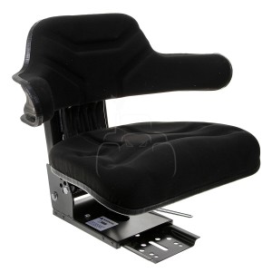 Asiento suspensión mecánica - tejido color negro
