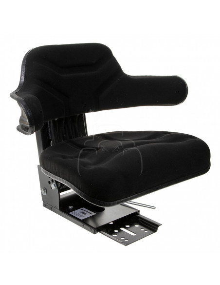Asiento suspensión mecánica - tejido color negro