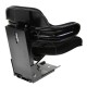 Asiento suspensión mecánica - tejido color negro