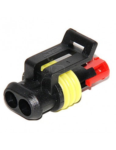 Conector macho superseal 1,5 mm para terminal hembra - 2 polos
