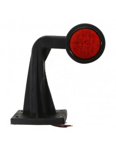 Luz marcador lateral curva - 2x4led - 12/24 v - izq.