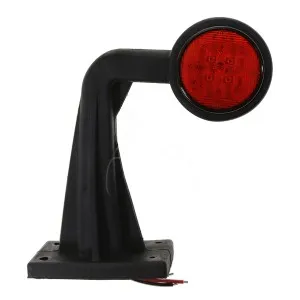 Luz marcador lateral curva - 2x4led - 12/24 v - izq.