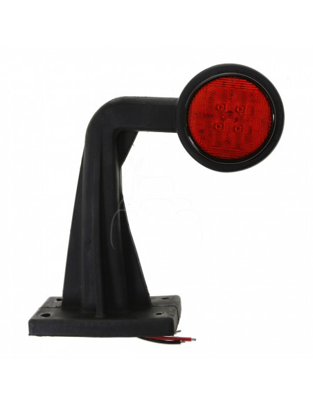 Luz marcador lateral curva - 2x4led - 12/24 v - izq.