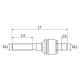 Rótula axial m22 x 1.5 drcha. - m22 x 1.5 drcha.