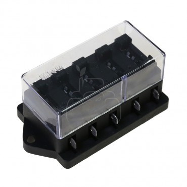 Caja de fusibles de clavija - 5x std clavijas planas