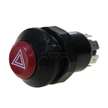 Botón pulsador interruptor de peligro