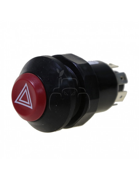Botón pulsador interruptor de peligro