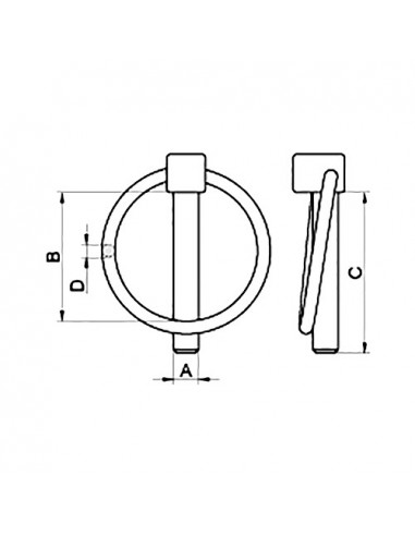 Grupilla ø 11 x 45 mm - cubo - ( 100 pzas )