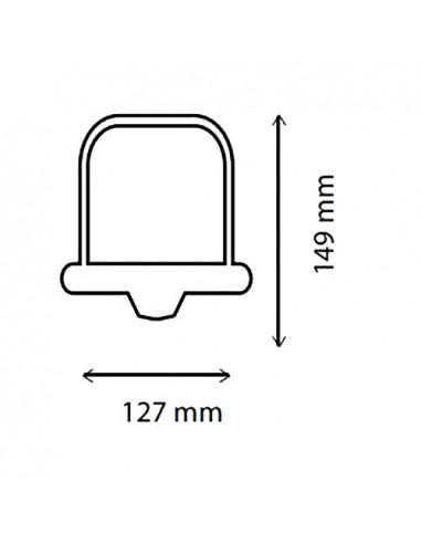 Luz giratoria led 12-24 v - 12x3 w - varilla corta fija