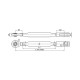 Conjunto caja de nivelación l 510/700 mm - ø 22 x 26.5 mm