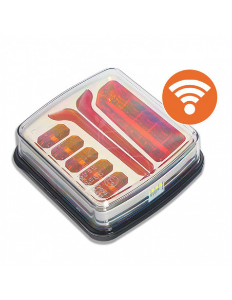 Kit de luces de remolque led magneticas inalambricas magnetico - wifi - 12v