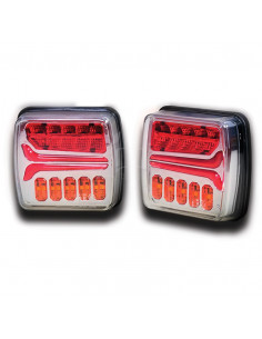 Juego de luces trasero led inalambrico