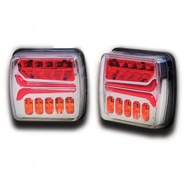 Juego de luces trasero led inalambrico