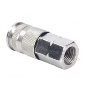 Enchufe rápido aire hembra y racord giratorio c/muelle tubo 8x10