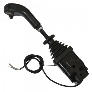Mando Joystick  2 pulsadores con palanca 4 funciones para sirgas de cable