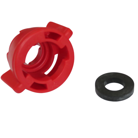 Tuerca Bayoneta Universal UNI-CAP Roja con goma