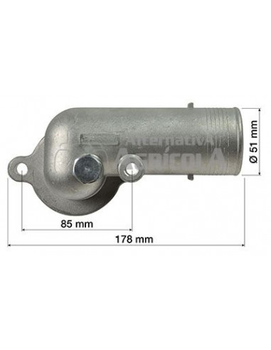 Termostato con carcasa Ø 51 mm Massey Ferguson 4225397M1