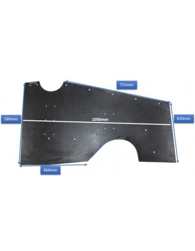 Faldeta máquina almendra cierre tronco Solano delantera