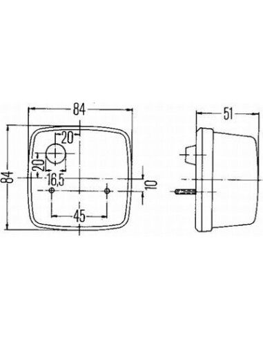 Piloto delantero tractor John Deere posición e Intermitente